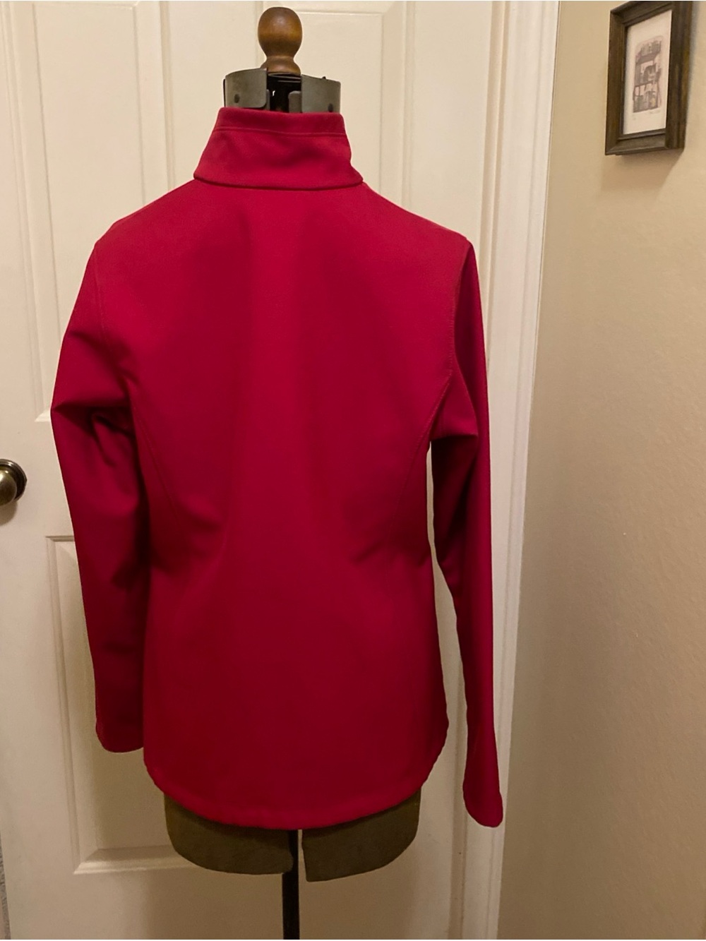 Columbia WOMENS Raspberry-Red Full-Zip Softshell Jacket - Picture 5 of 16